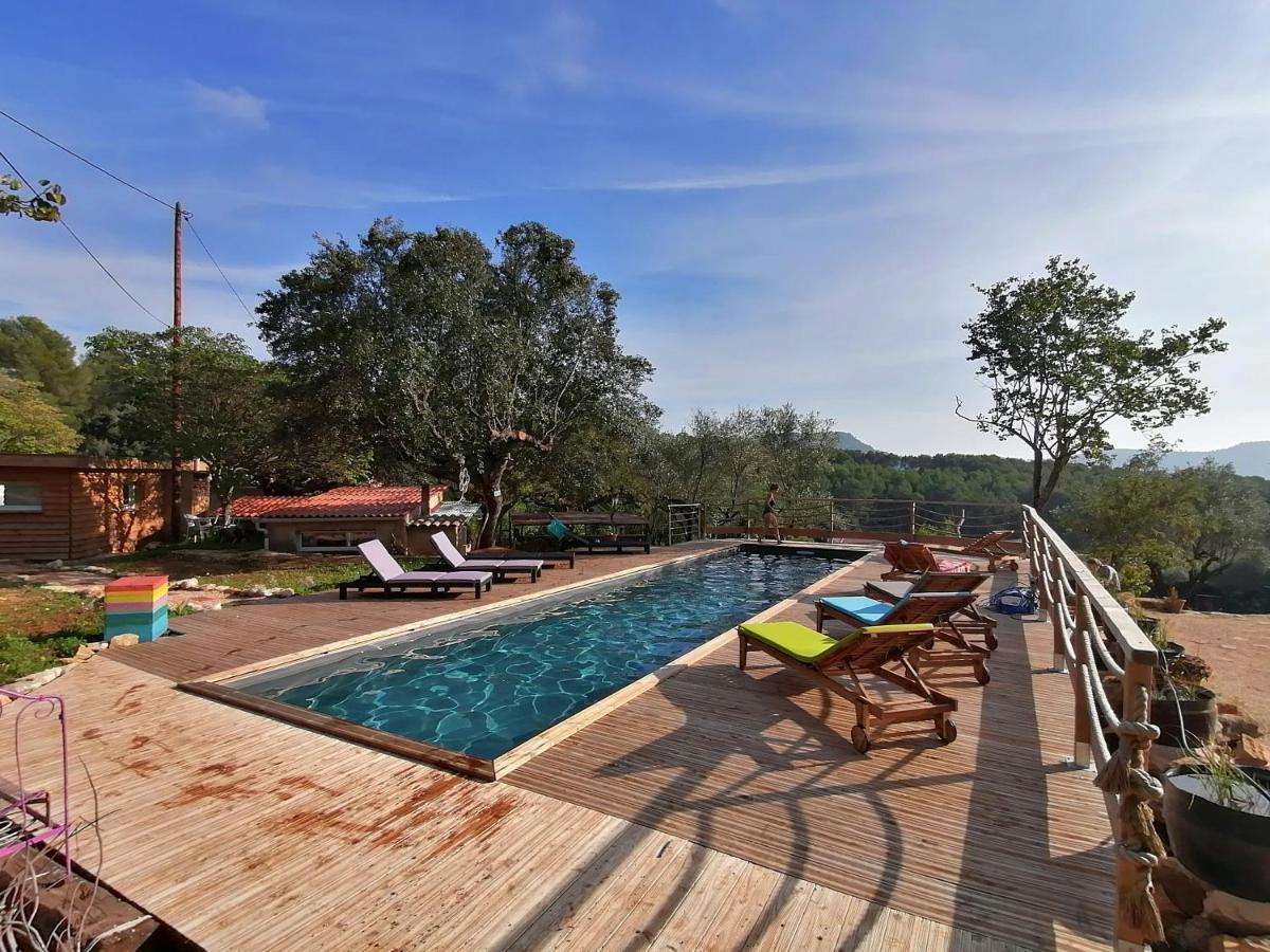 Dépend Atypiq Bohème,piscine chauffée toute l'année, jacuzzi,sauna,loisirs nature Le Beausset Exterior foto